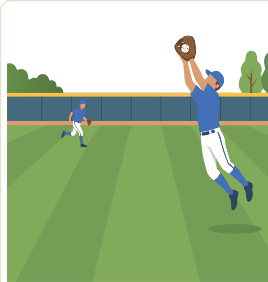 Baseball player evaluation form with rating inputs on a mobile device